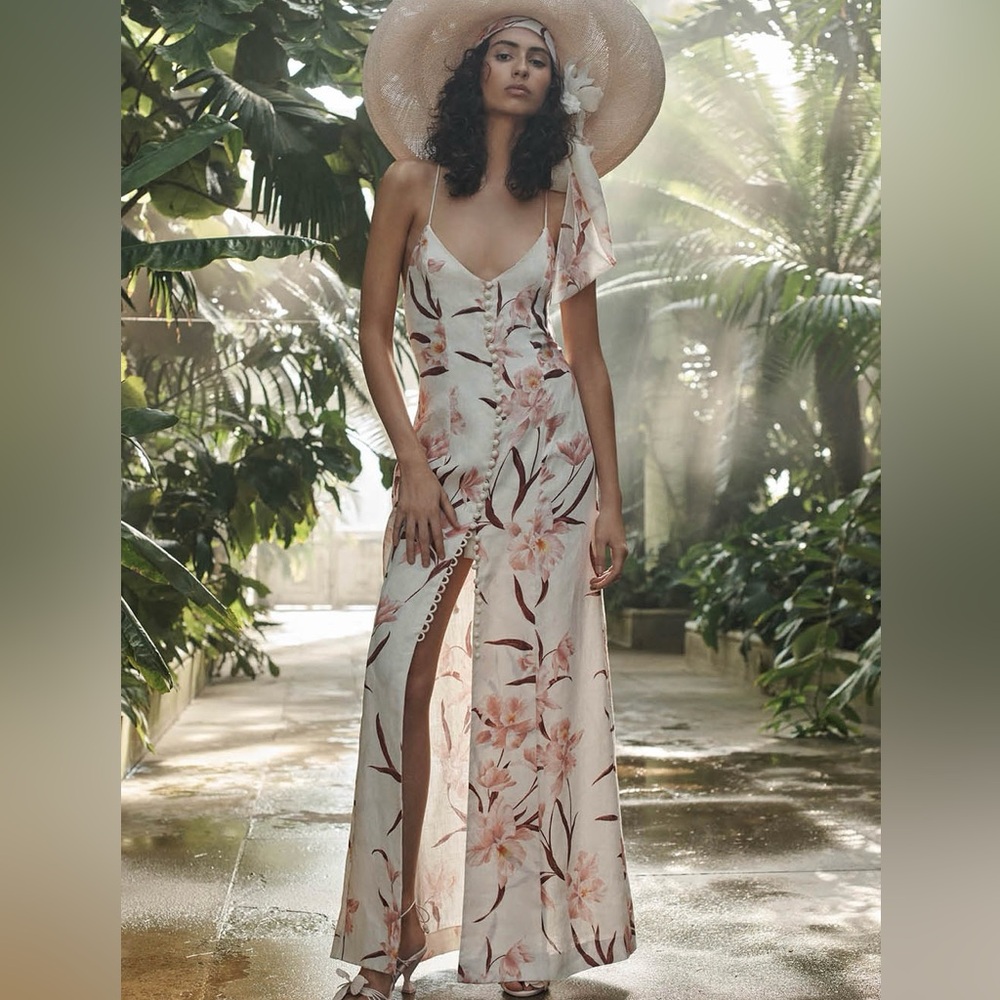 Zimmermann Corsage Floral Maxi